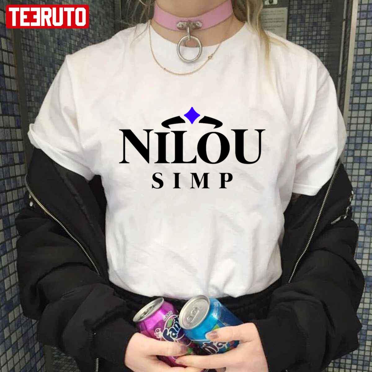 Nilou Simp Genshin Impact Black Design Ver Unisex T-shirt