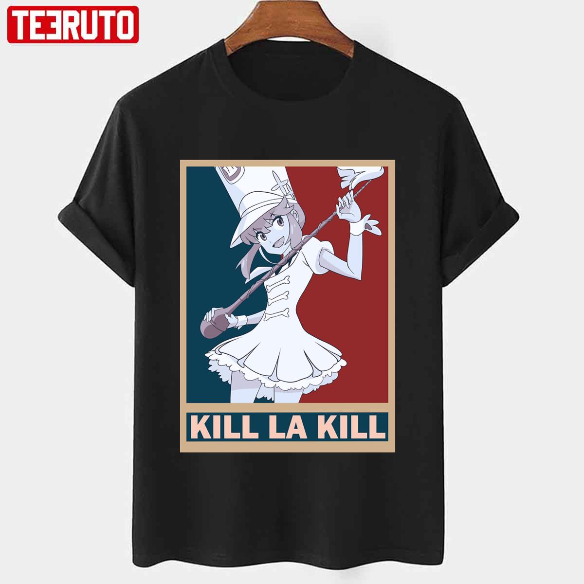 Nonon Jakuzure Kill La Kill Kiru Ra Kiru Hope Vintage Vector Anime Design Unisex T-shirt