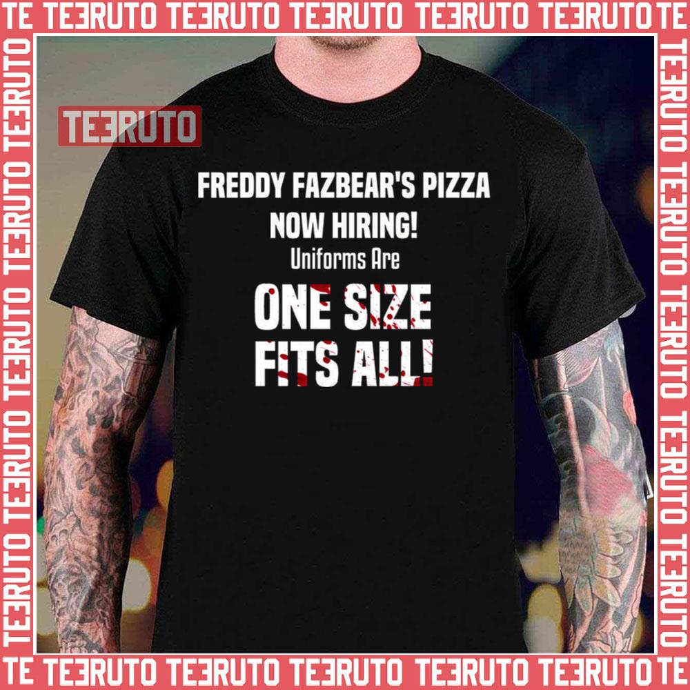 Now Hiring Bloody Five Nights At Freddy’s Unisex T-Shirt
