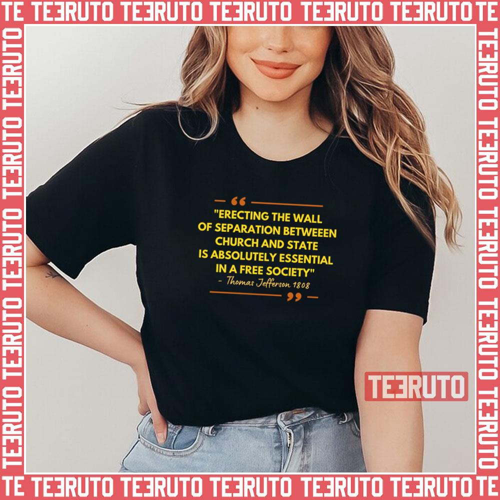 Original Design Tee Church State Separation Separation Of Church And State Unisex T-Shirt
