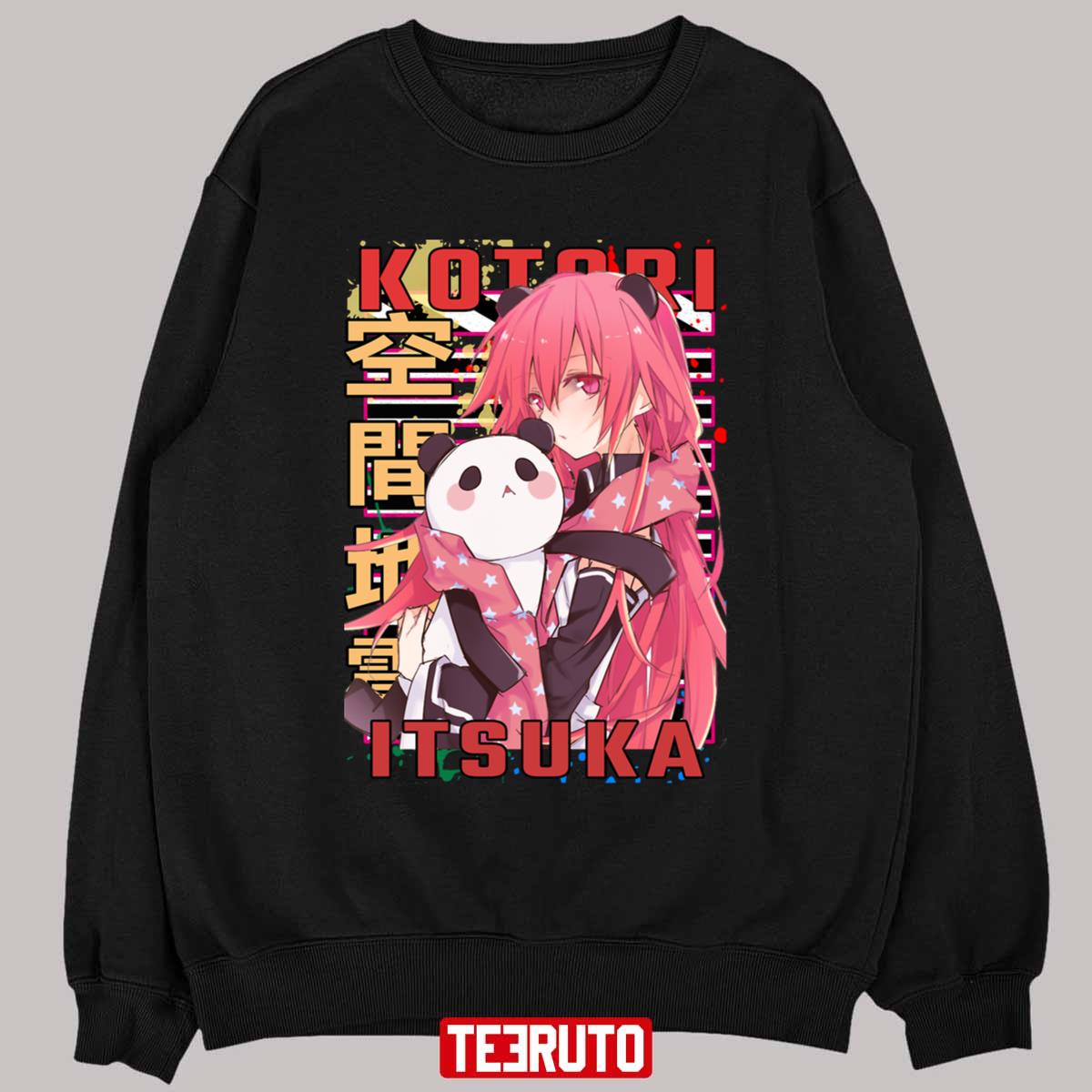 Panda Kotori Itsuka Date A Live Deto A Raibu Urban Anime Manga Design Unisex T-shirt