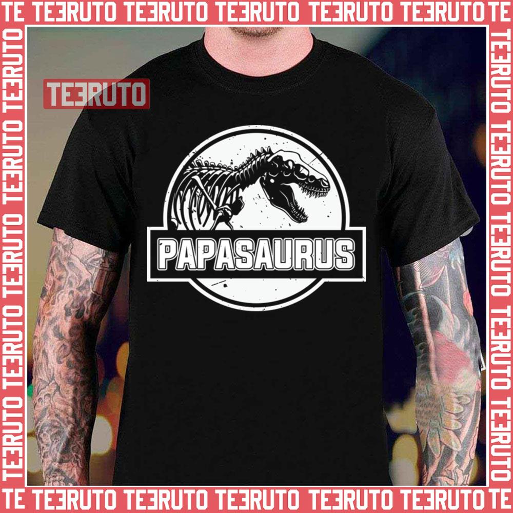 Papasauras Great Fathers Day Unisex T-Shirt