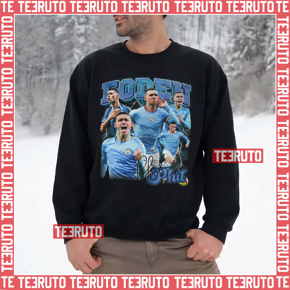Phil Foden Manchester City Football Soccer Sweatshirt