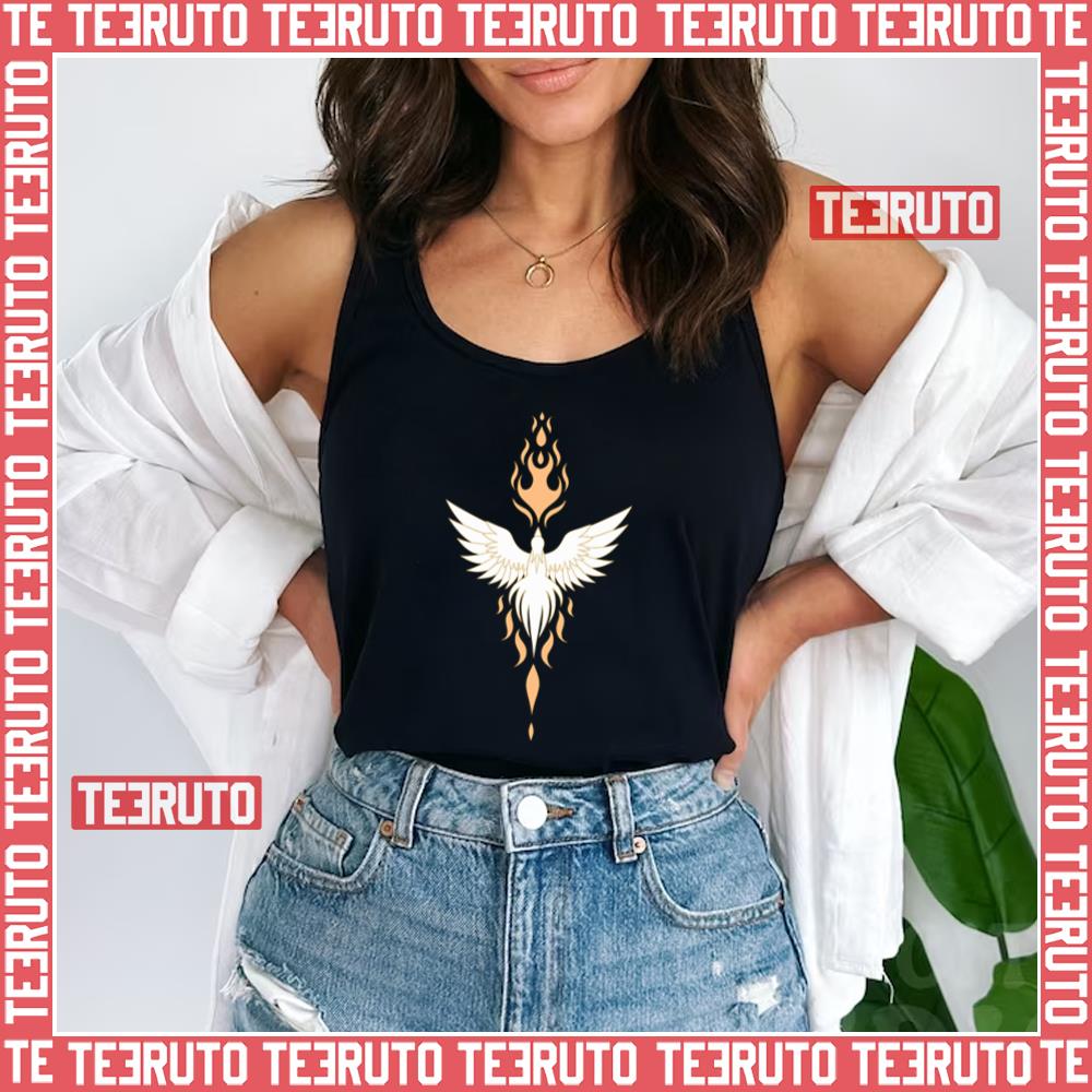 Phoenix Tarot Symbols Unisex T-Shirt