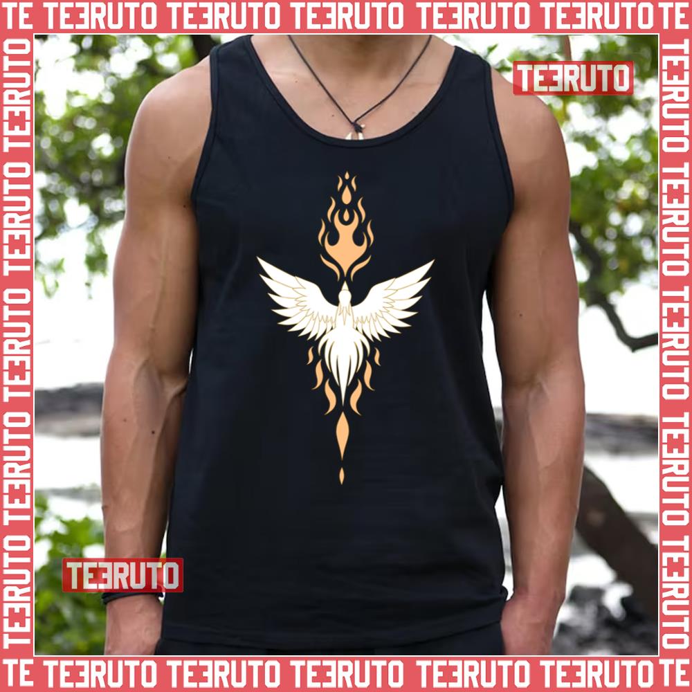 Phoenix Tarot Symbols Unisex T-Shirt
