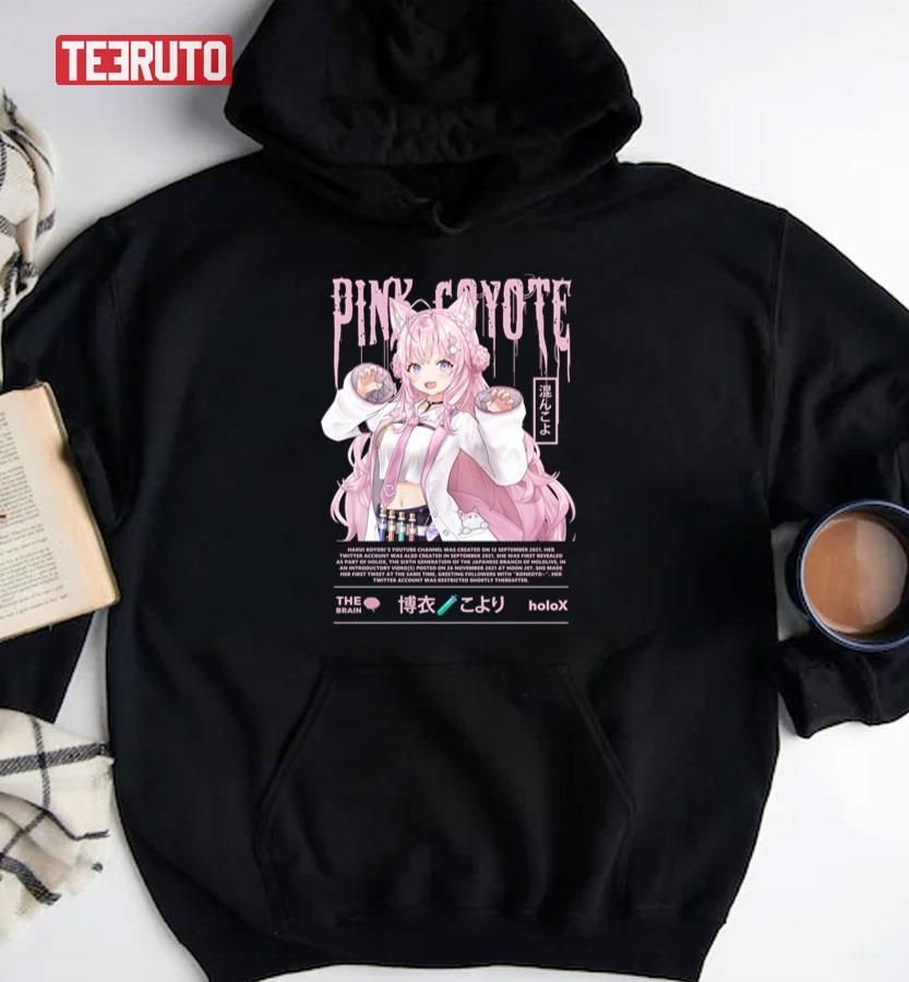 Pink Coyote Hololive Hakui Koyori Unisex T-Shirt
