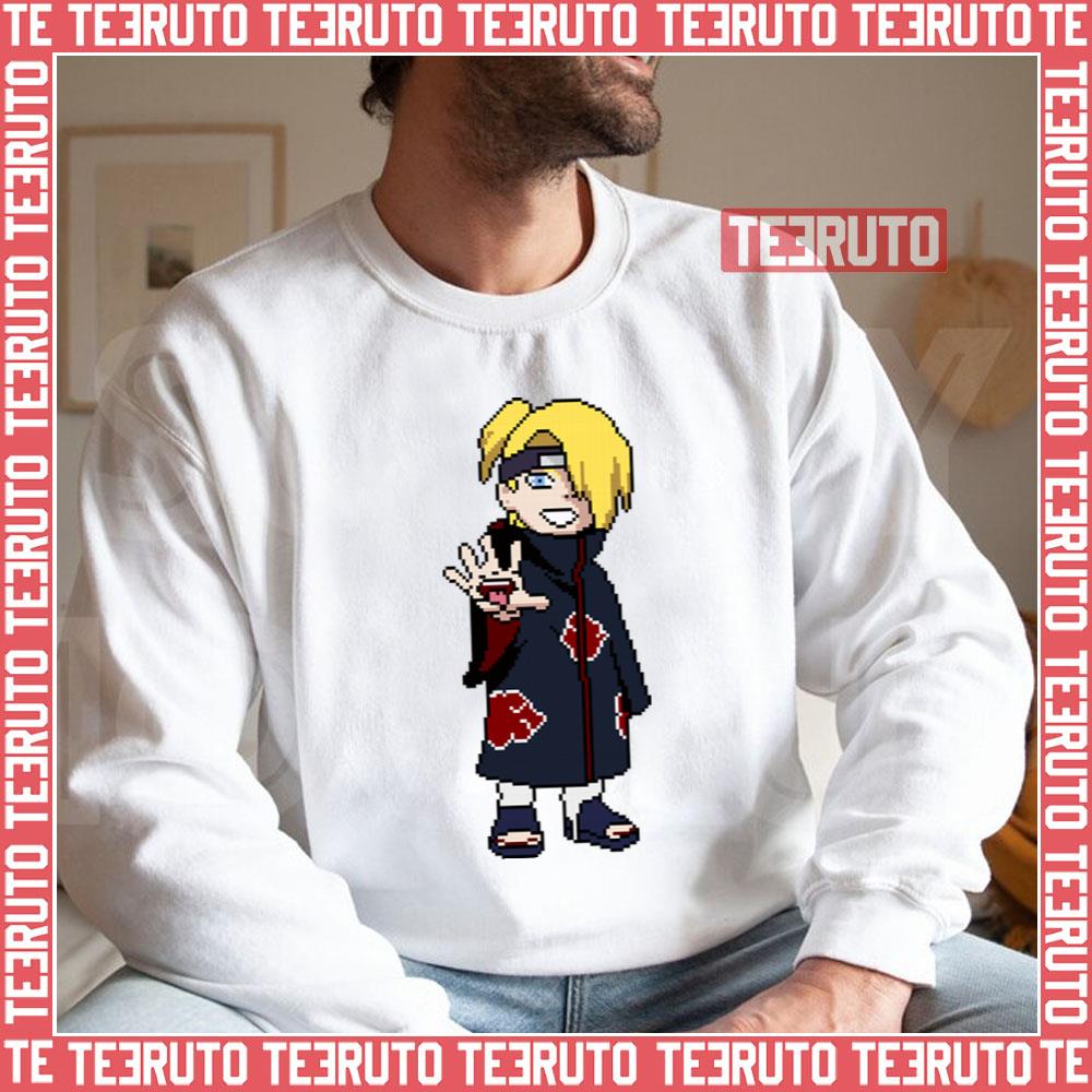 Pixel Baby Deidara Akatsuki Naruto Shippuden Unisex Sweatshirt