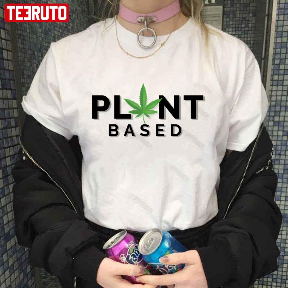Plant Based Happy 420 Vegan Happy 420 Unisex T-shirt