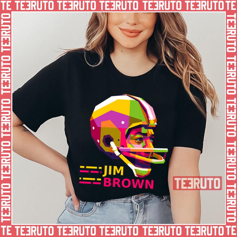 Pop Art Portrait Jim Brown Unisex T-Shirt