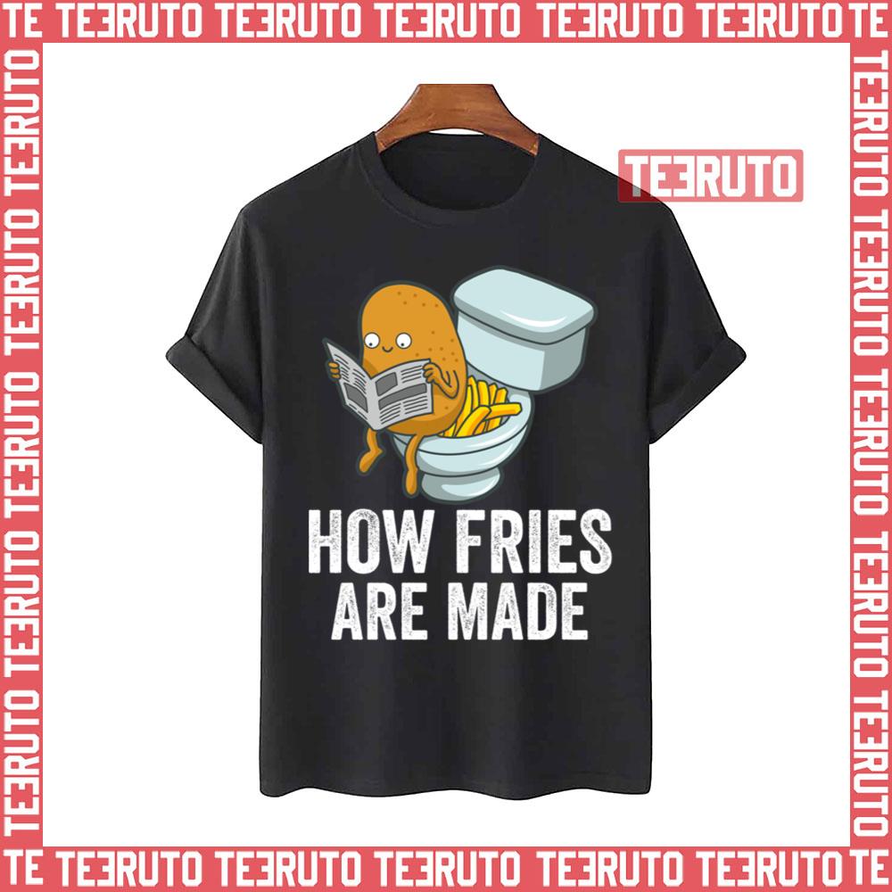 Potato Pooping Fries French Fries Unisex T-Shirt