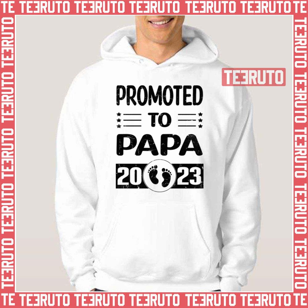 Promoted To Papa 2023 Fathers Day Unisex T-Shirt