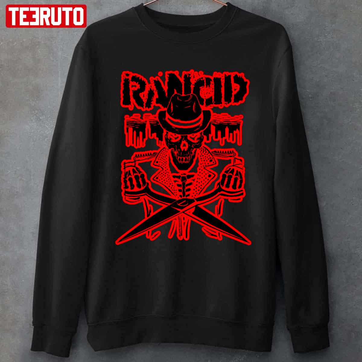 Red Skull Gods Rancid Band Unisex T-shirt
