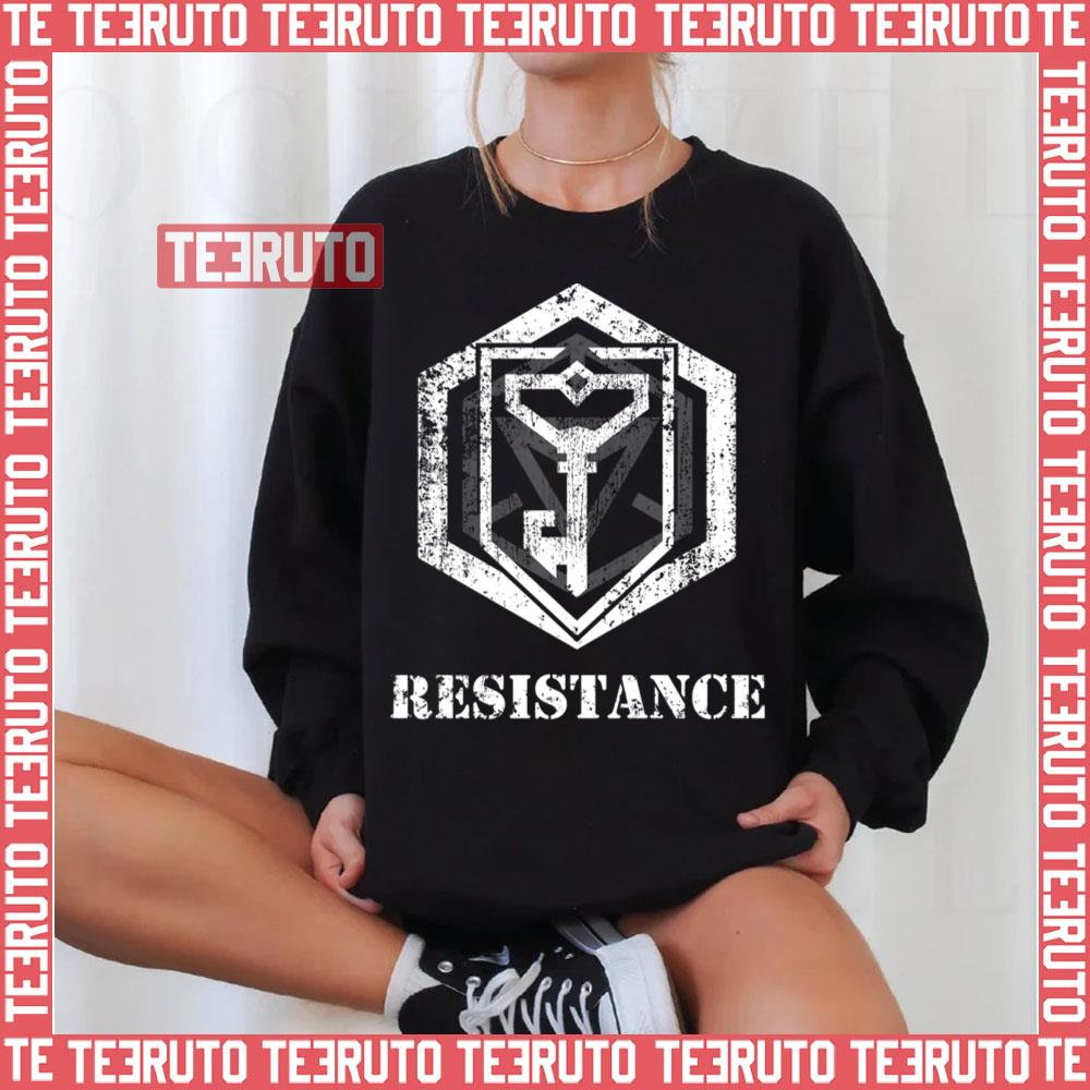 Resistance Ingress White Key Art Unisex T-Shirt