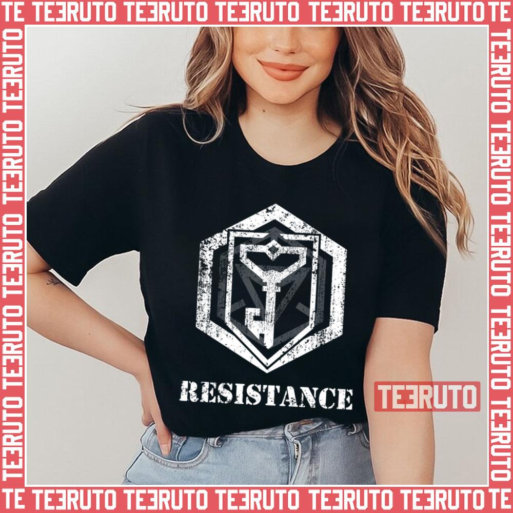 Resistance Ingress White Key Art Unisex T-Shirt