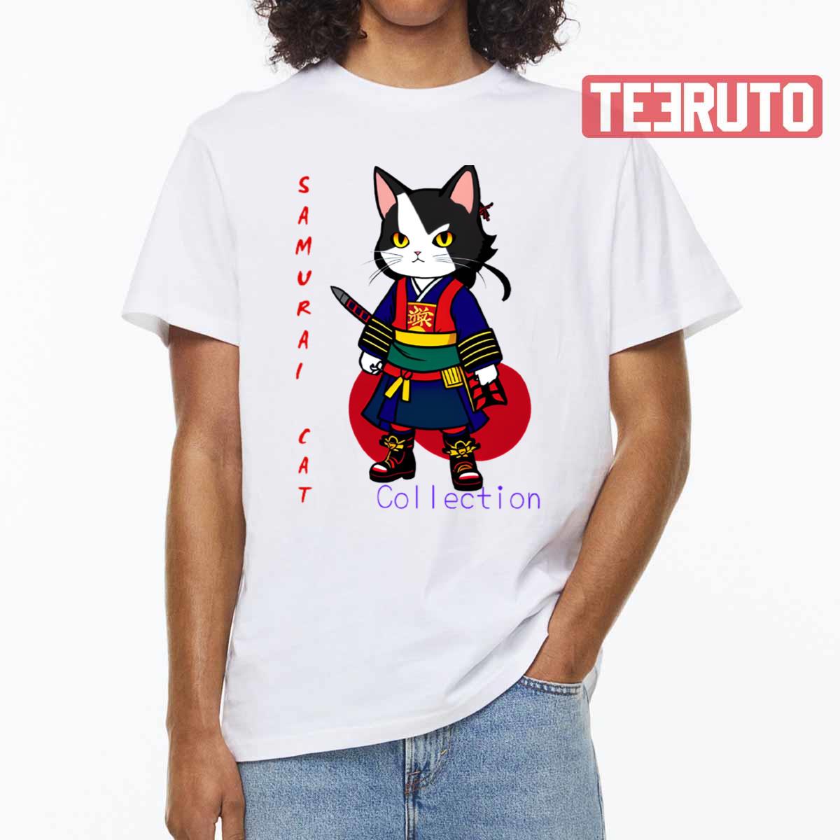 Samurai Cats Collection Unisex T-Shirt