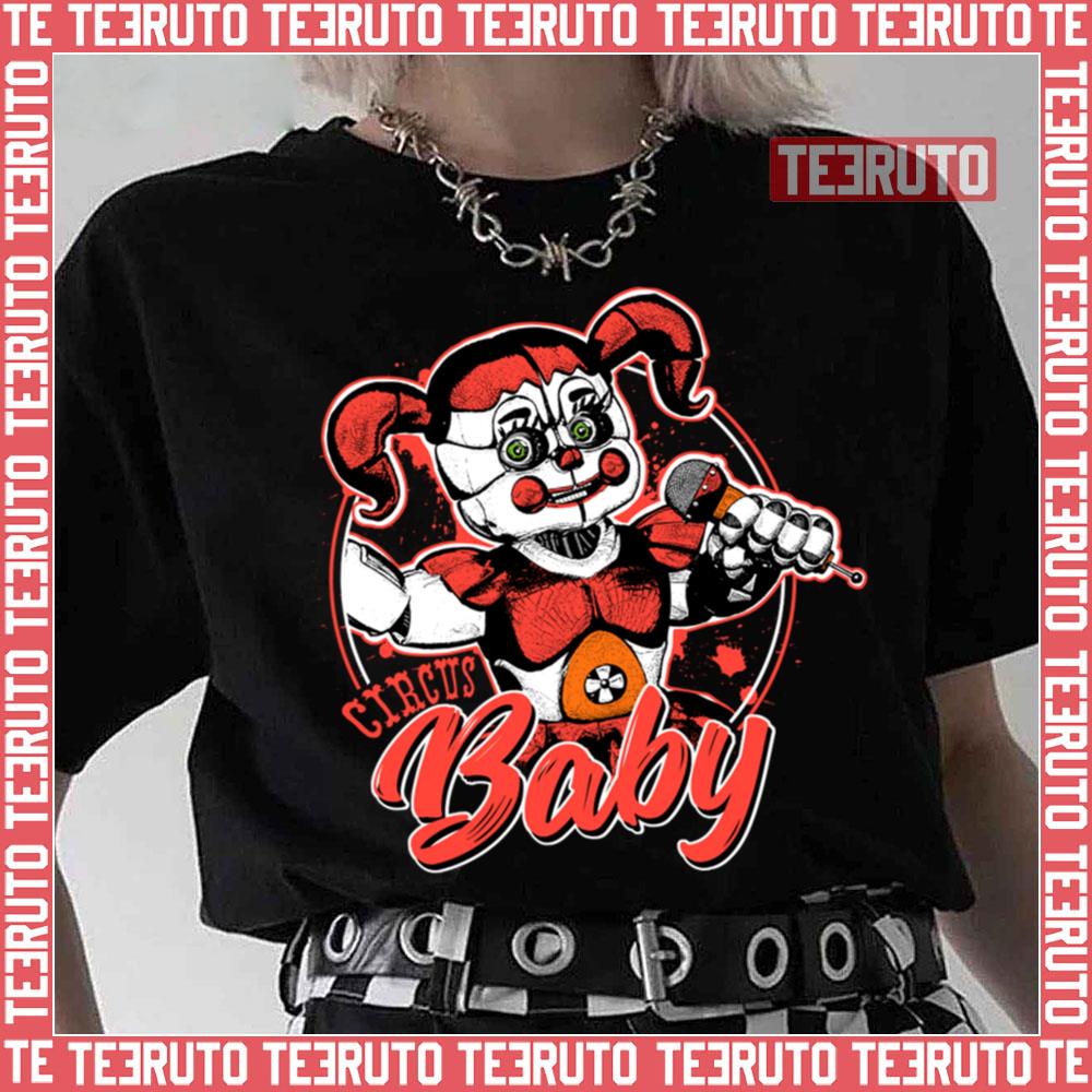 Scary Circus Baby Doll Five Night's At Freddy's Unisex T-Shirt