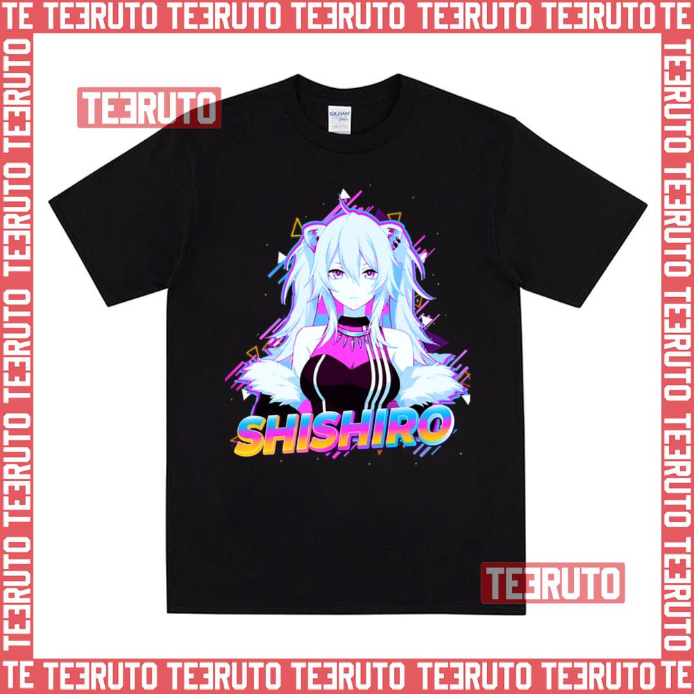 Shishiro Botan Vtuber Hololive Neon Design Unisex T-Shirt