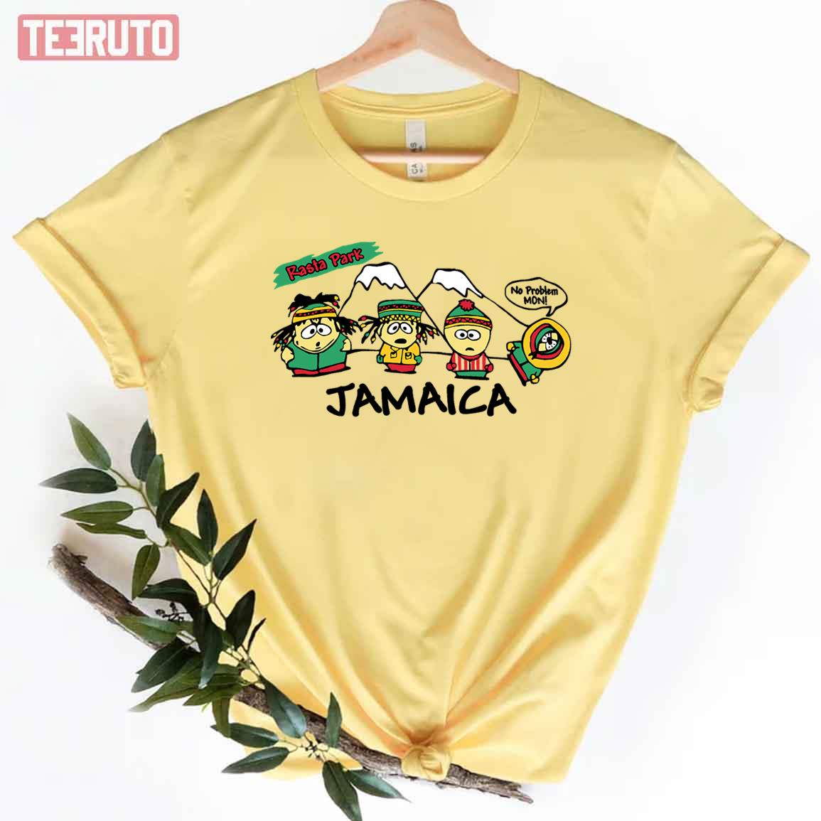 Smoke Park Rasta Park Jamaica Southpark Unisex T-Shirt