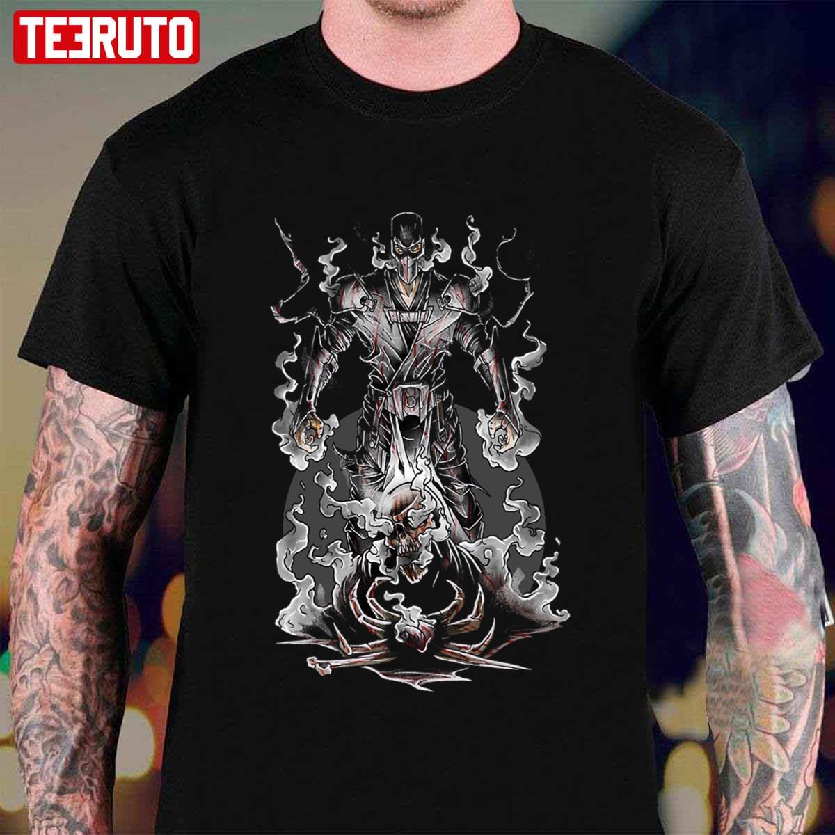 Smoke Power Mortal Kombat Fanart Unisex T-Shirt - Teeruto