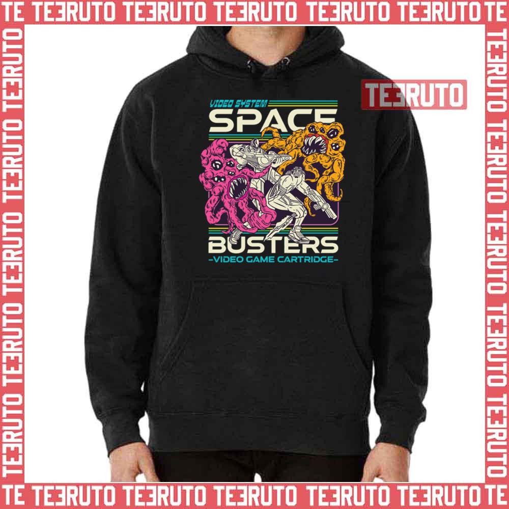 Space Hunters Vs Aliens Video Game Tribute Active Unisex T-Shirt