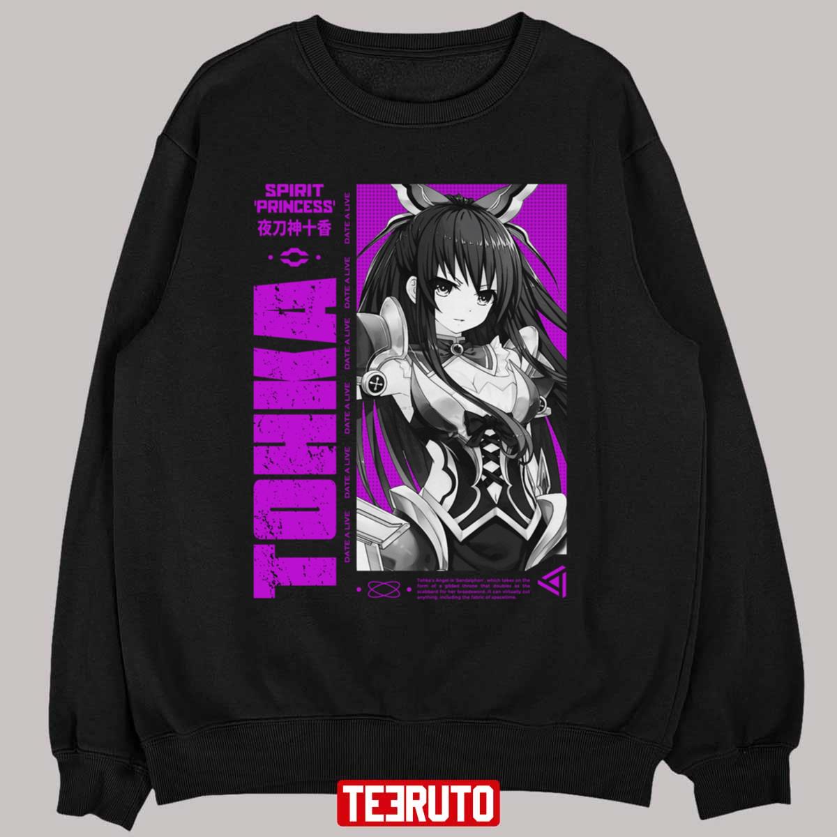 Princess Tohka Yatogami Date A Live Anime Shirt