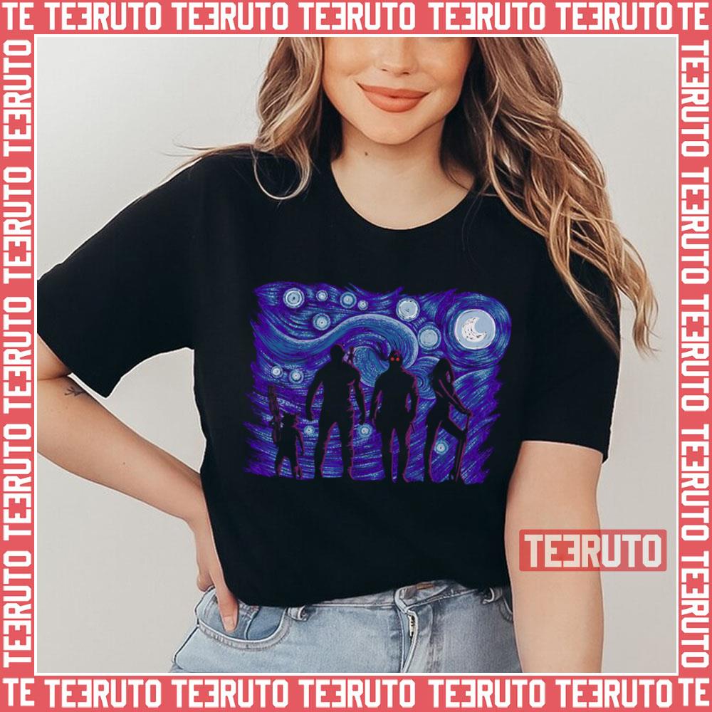 Starry Galaxy Guardians Of The Galaxy Unisex T-Shirt