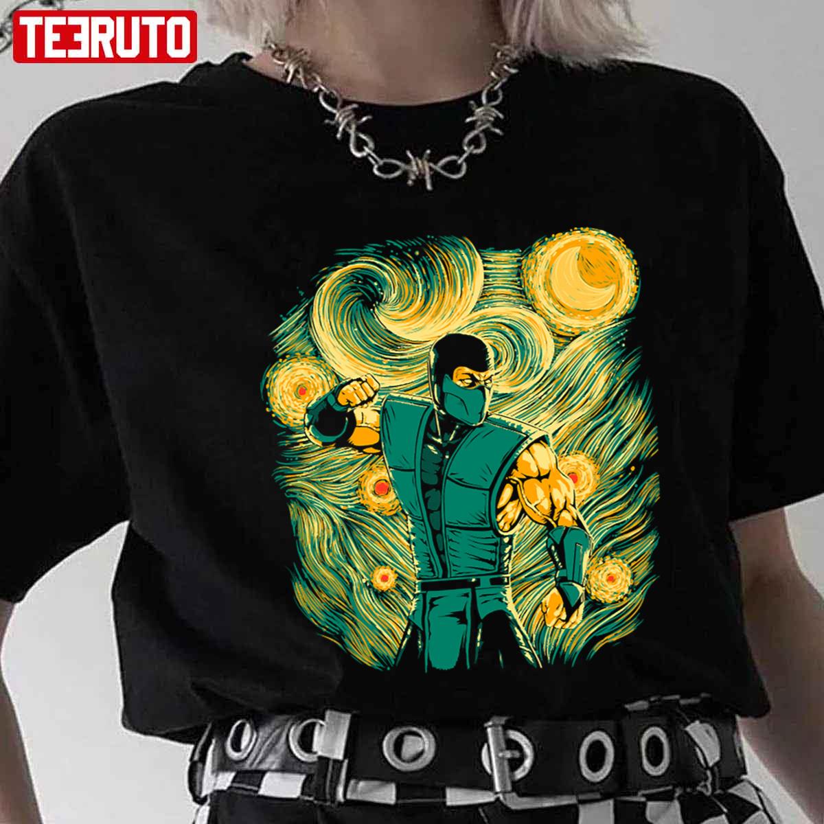 Starry Ice Mortal Kombat Staryy Night Inspired Unisex T-Shirt