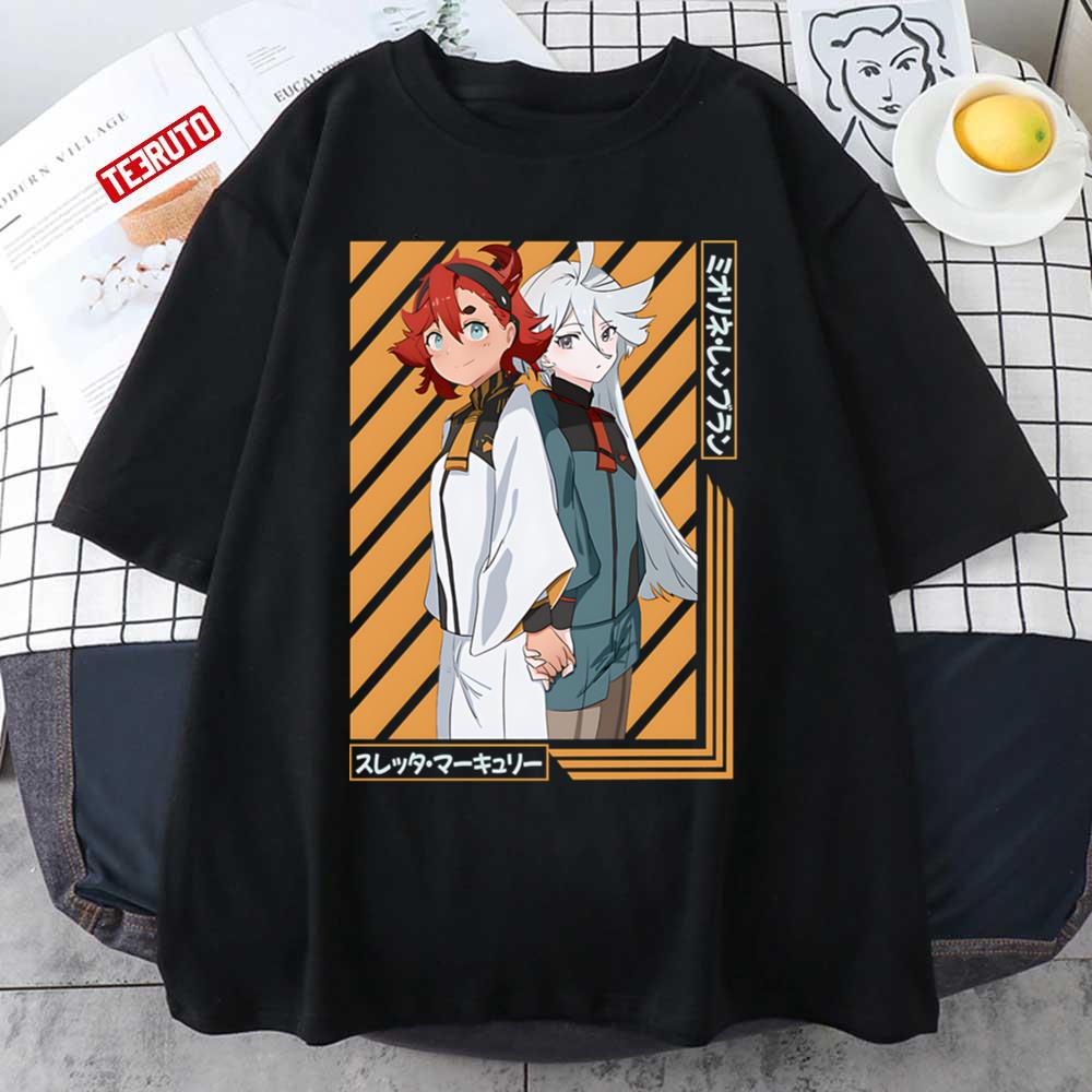 Suletta X Miorine Mobile Suit Gundam The Witch From Mercury Couple Unisex T-Shirt