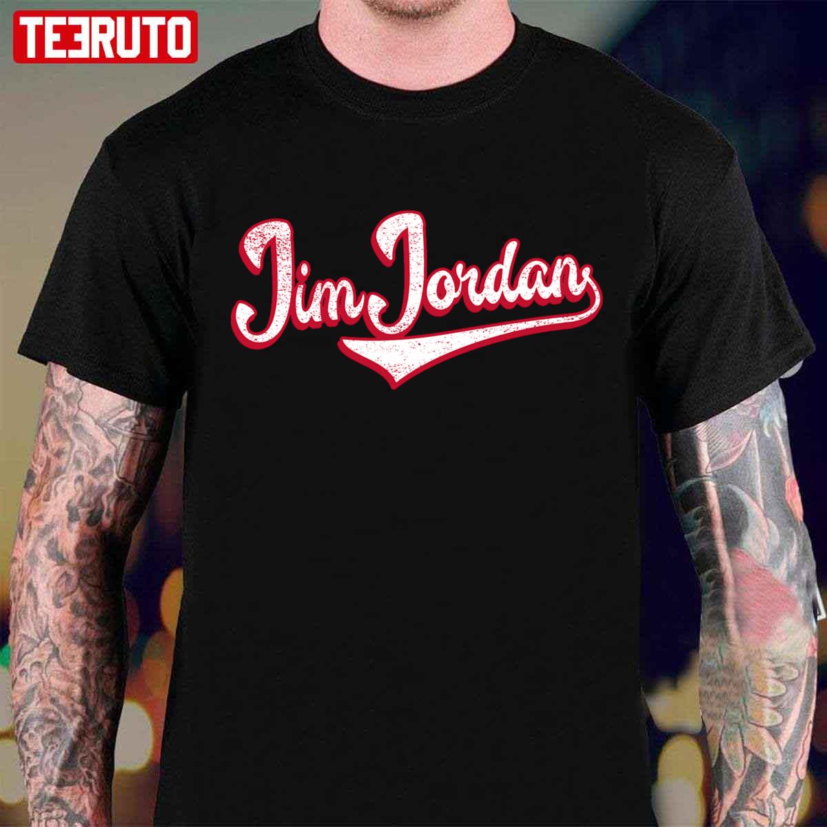 Team Jim Jordan Vintage Baseball Jim Jordan Congressman Ohio Unisex T-Shirt
