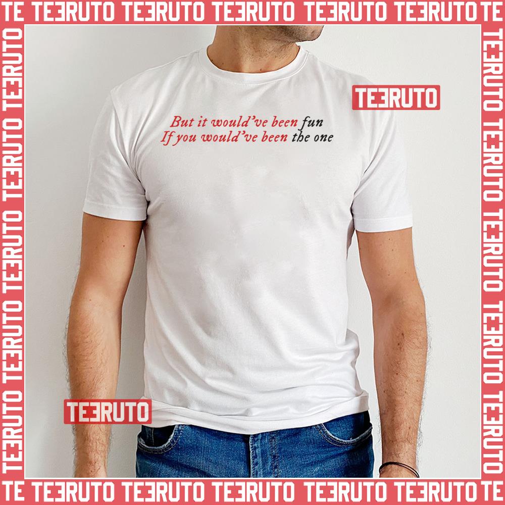 The 1 Lyrics Red And Black Taylor Unisex T-Shirt