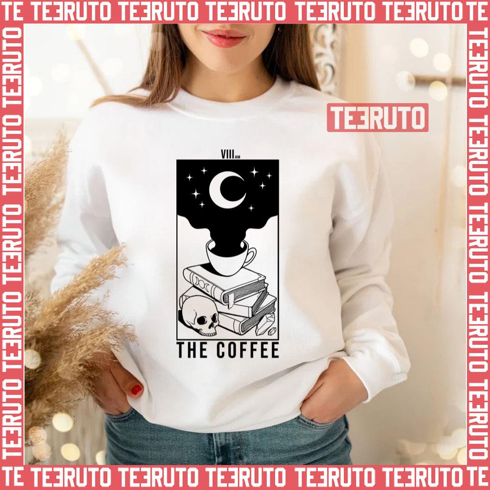 The Coffee White Unisex Sweatshirt