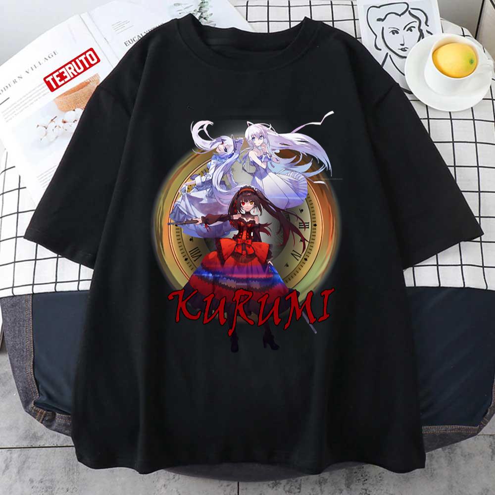 The Dangerous Girl Kurumi Tokisaki Kurumi Clock Date A Live Art Unisex T-shirt
