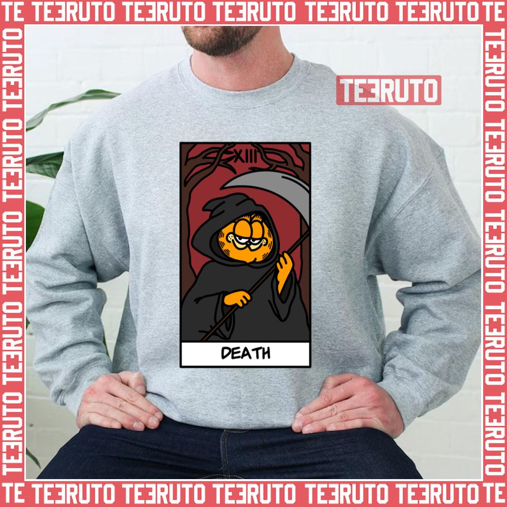 The Death Tarot Card But It's Garfield Unisex Sweatshirt