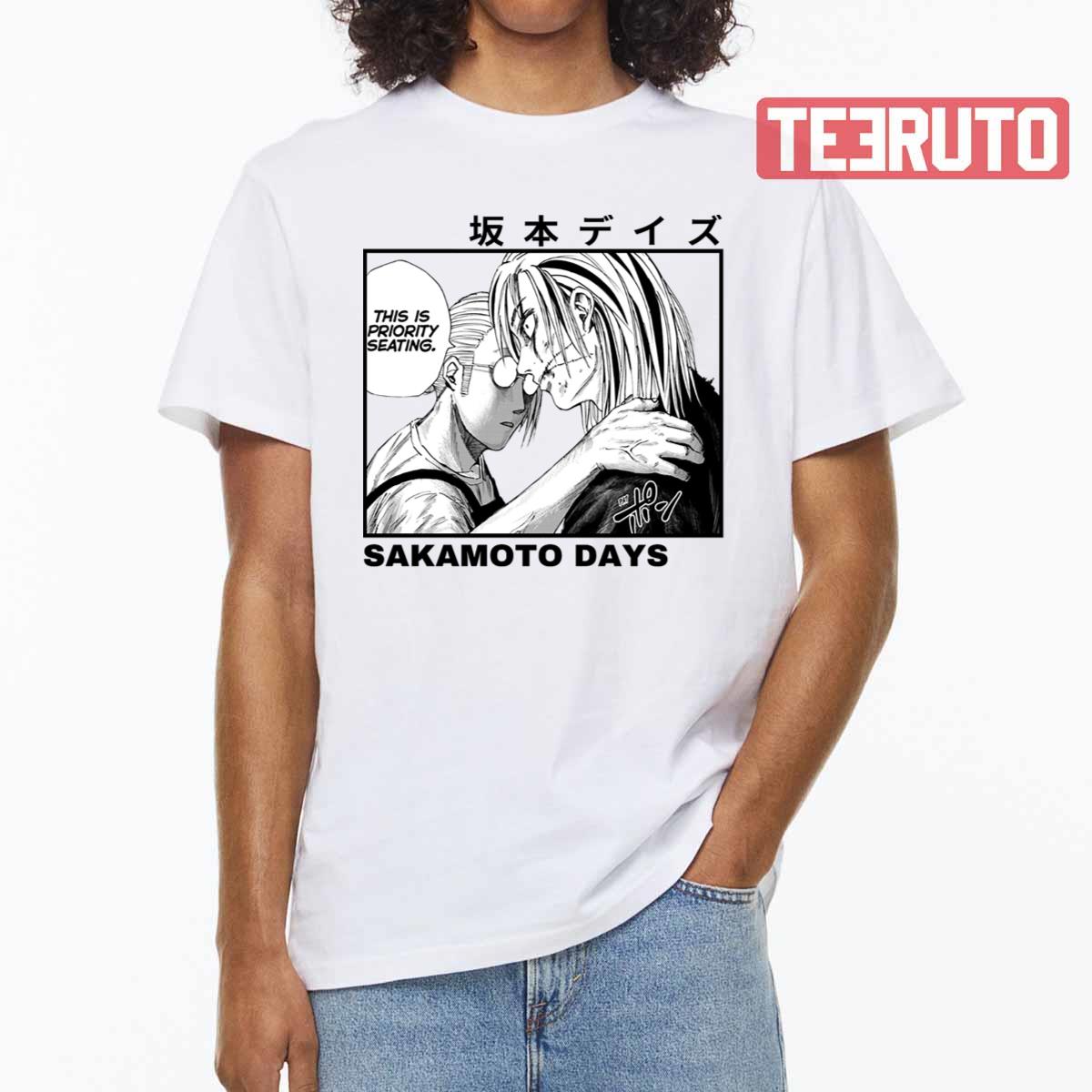 This Is Priority Seating Sakamoto Days In Japanese Black Ver Unisex T-Shirt