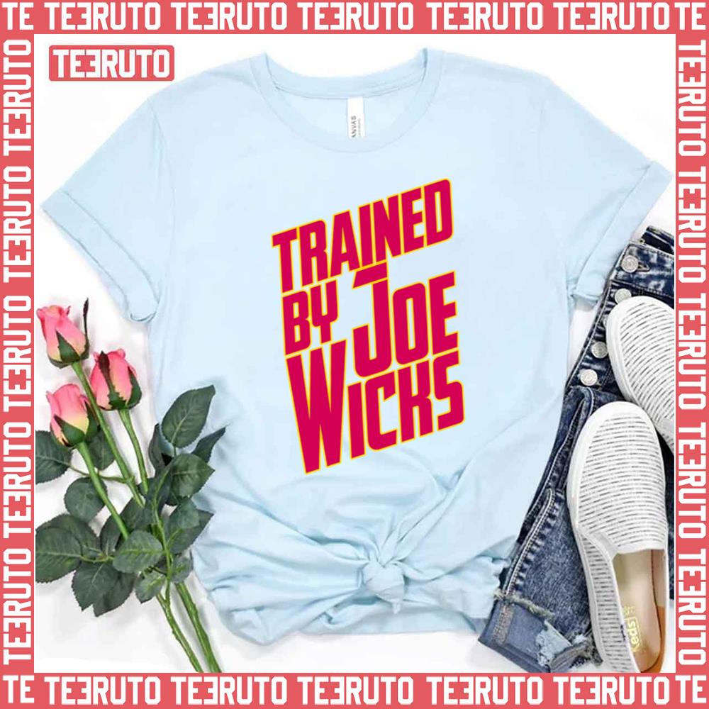 Trained By Joe Wicks Slogan Pink And Yellow Unisex T-Shirt