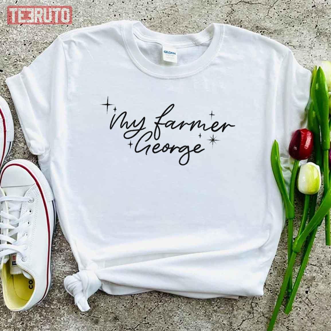 Trending Netflix Bridgerton Queen My Farmer George Charlotte And George Unisex T-Shirt