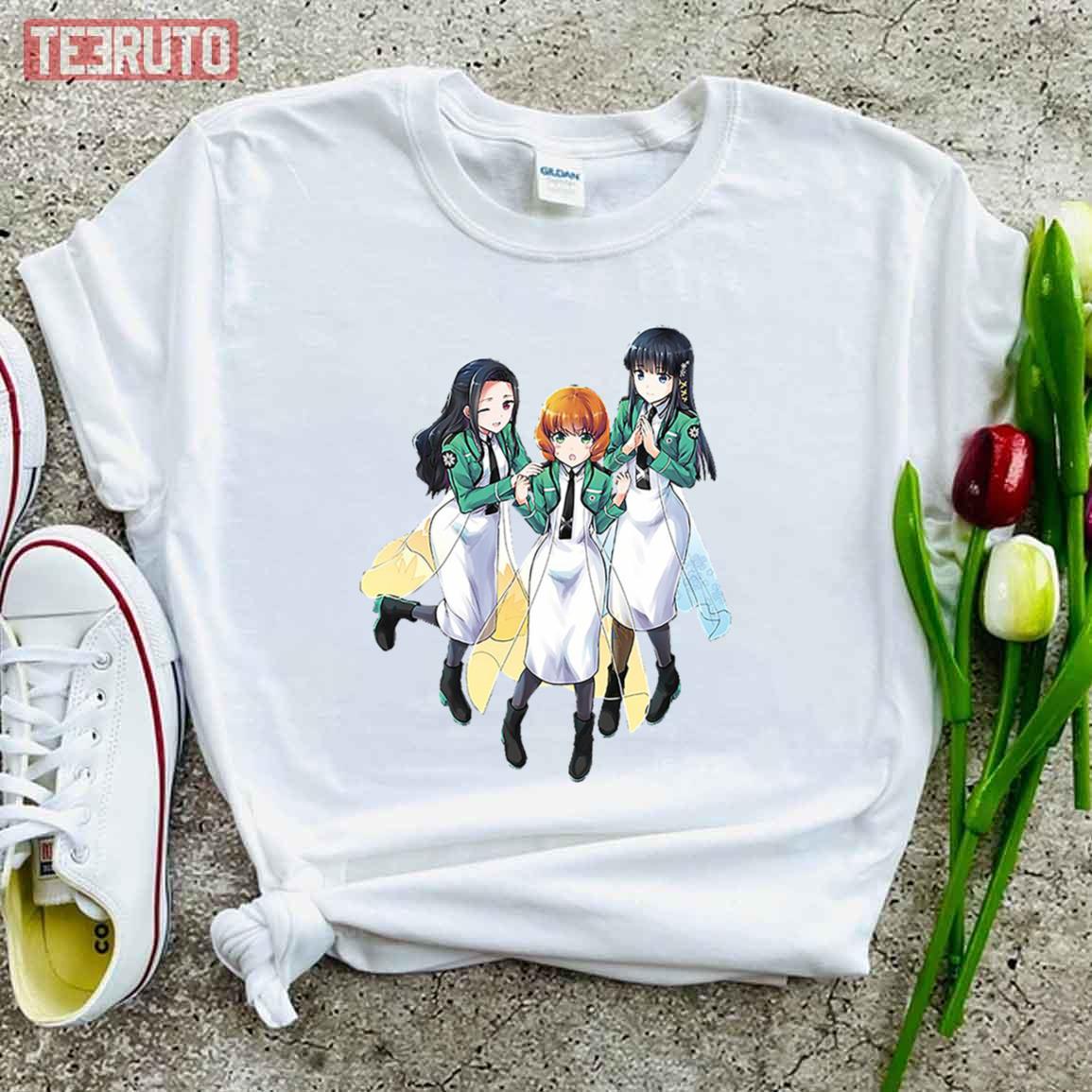 Trio Girls Anime The Irregular At Magic High School Art Unisex T-Shirt