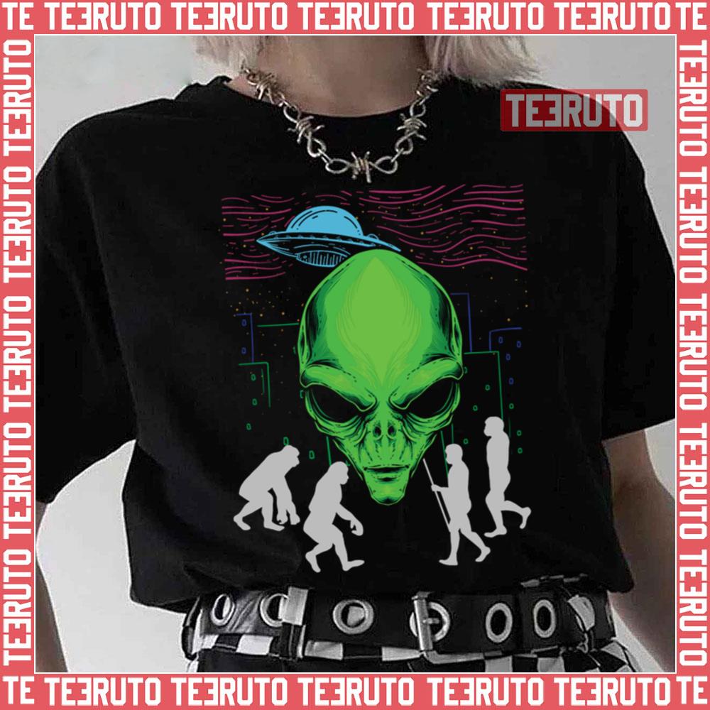 Ufo Outerspace Spaceship Extra Terrestrial Scienti Unisex T-Shirt