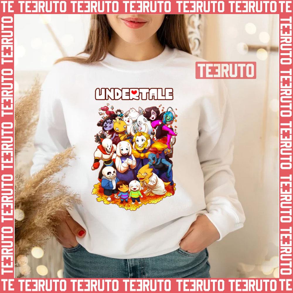 Undertale Video Game Main Characters Funny Design Unisex T-Shirt