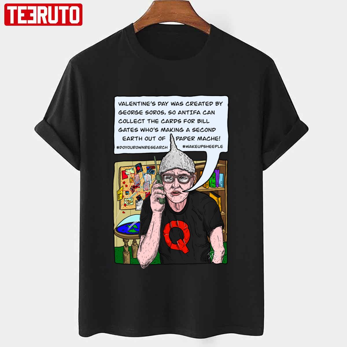 Valentine’s Day Conspiracy George Soros Unisex T-Shirt