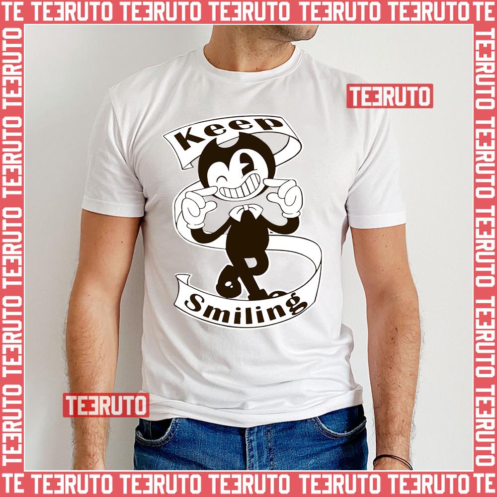 Vintage Bendy Game Smiling Unisex T-Shirt