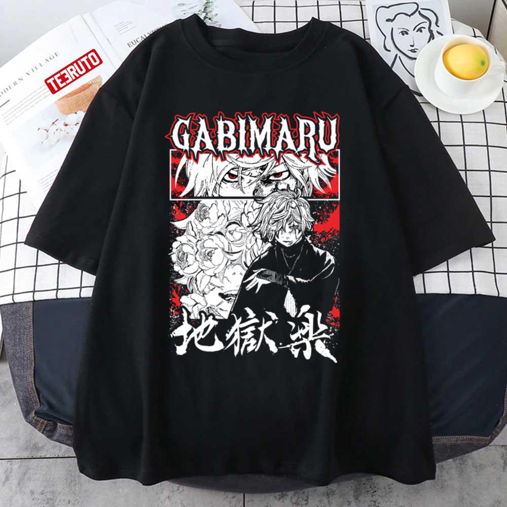 Vintage Red Eyes Gabimaru Hell's Paradise Design Unisex T-Shirt - Teeruto