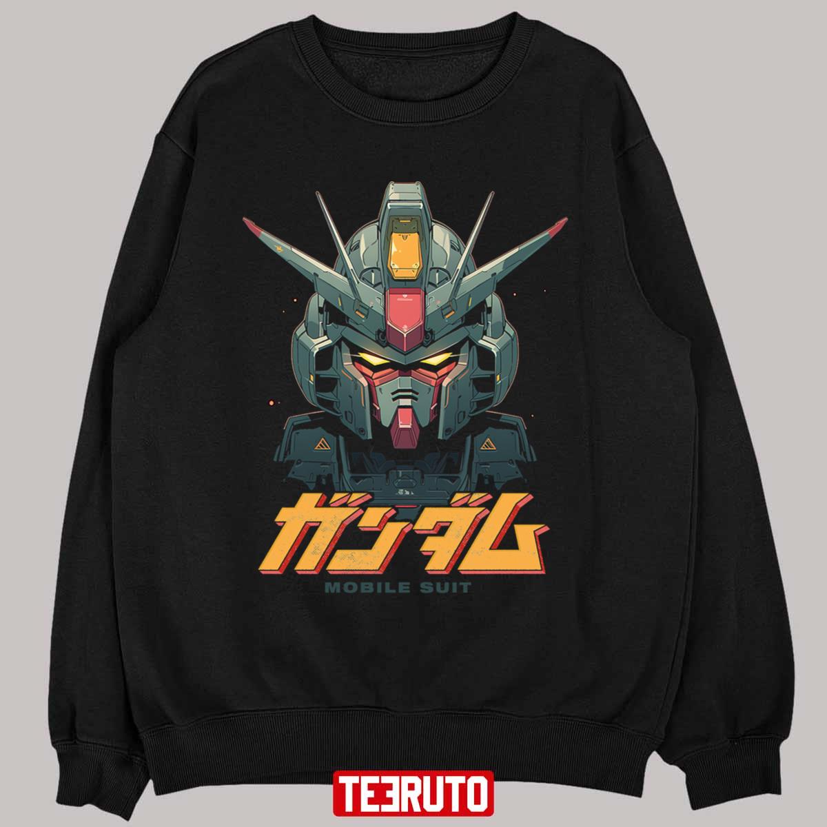 Vintage Retro Cool Art Mobile Suit Gundam Unisex T-Shirt