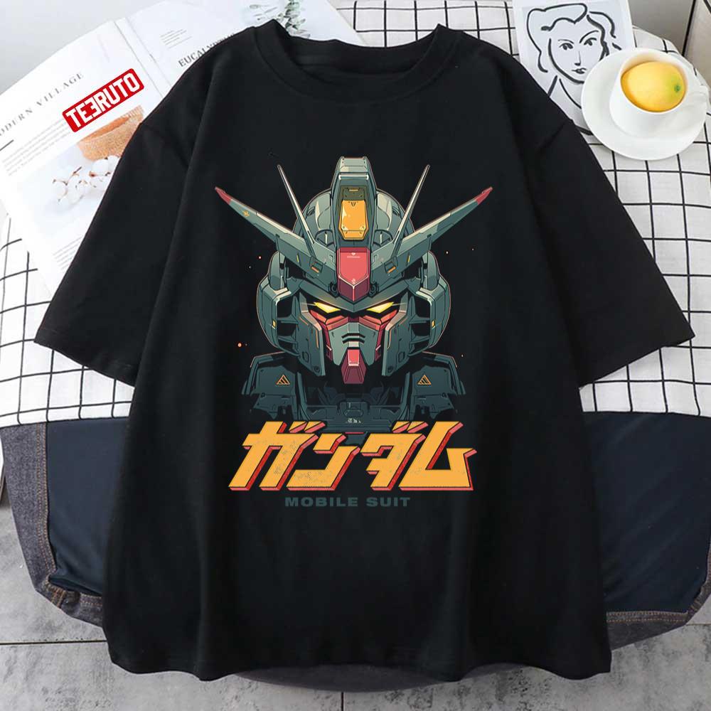 Vintage Retro Cool Art Mobile Suit Gundam Unisex T-Shirt