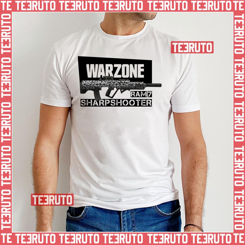 Warzone Ram7 Auto Rifle Sharpshooter Print Call Of Duty Guns Unisex T-Shirt