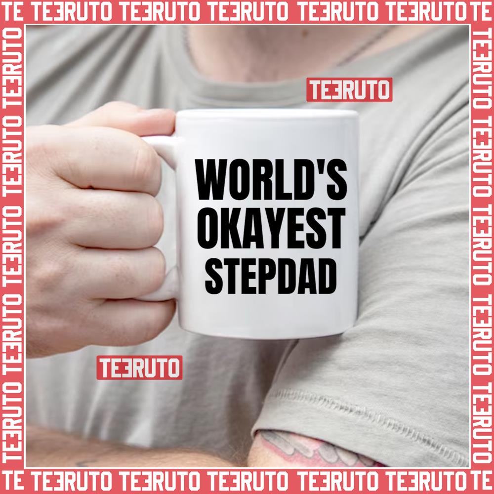 World's Okayest Stepdad Fathers Day Mug