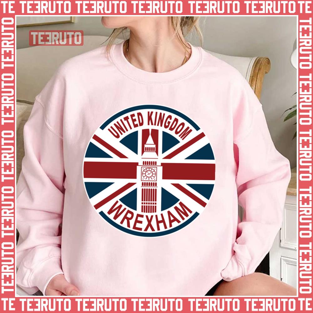 Wrexham United Kingdom Uk Union Jack British Flag Unisex T-Shirt
