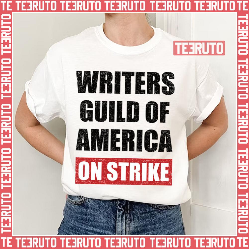 Writers Guild Of America On Strike Anti Ai Unisex T-Shirt