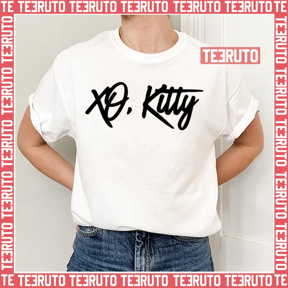 Xo Kitty Black Text Unisex T-Shirt