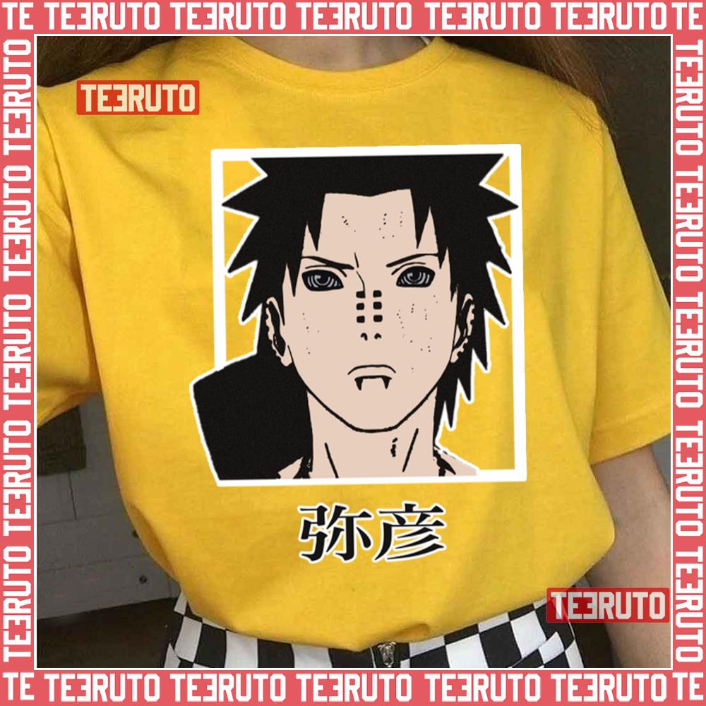 Yahiko Face With Name Naruto Shippuden Unisex T-Shirt